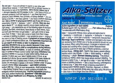 Pouch (51060 Alka Seltzer Pouch Paint)